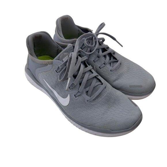 Nike Flex RN Women Running Shoes Size 8 Lightweight Mesh Lace-Up Gray & White - Picture 8 of 16